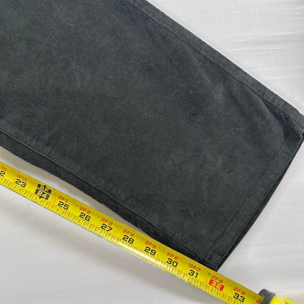 Faherty Corduroy Pants Mens 40 Gray Stretch Terry 5 Pocket Slim Straight Cotton - Picture 11 of 13